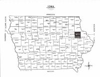 Iowa State Map, Delaware County 1988